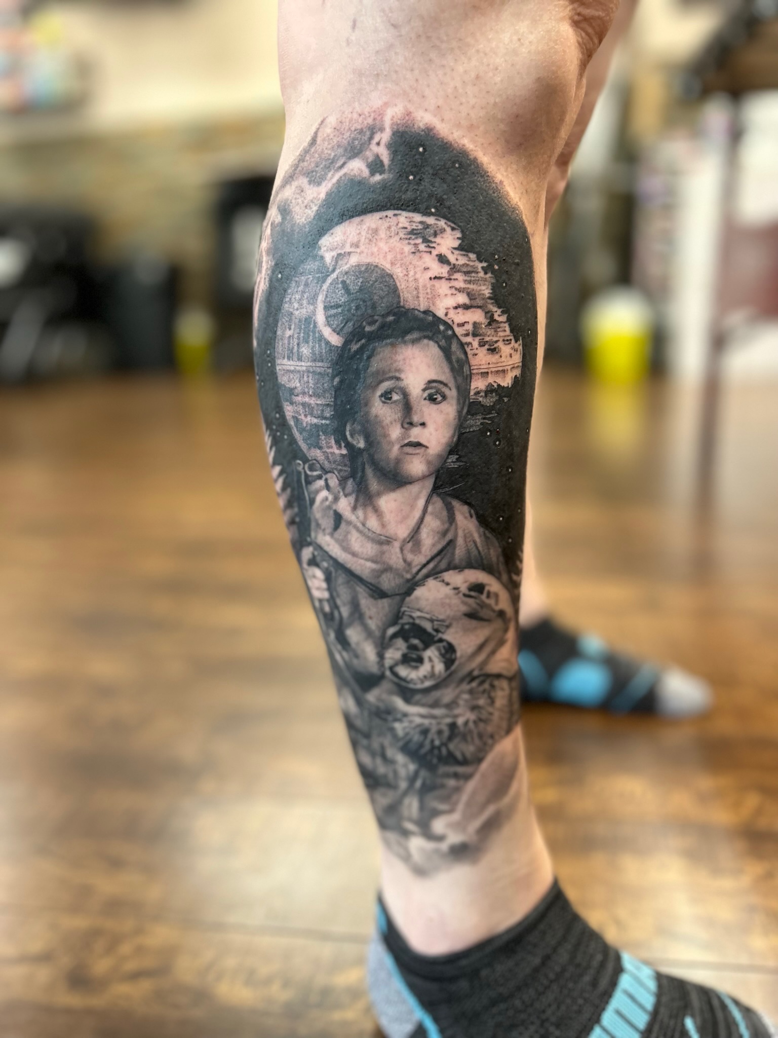 Star Wars sleeve tattoo