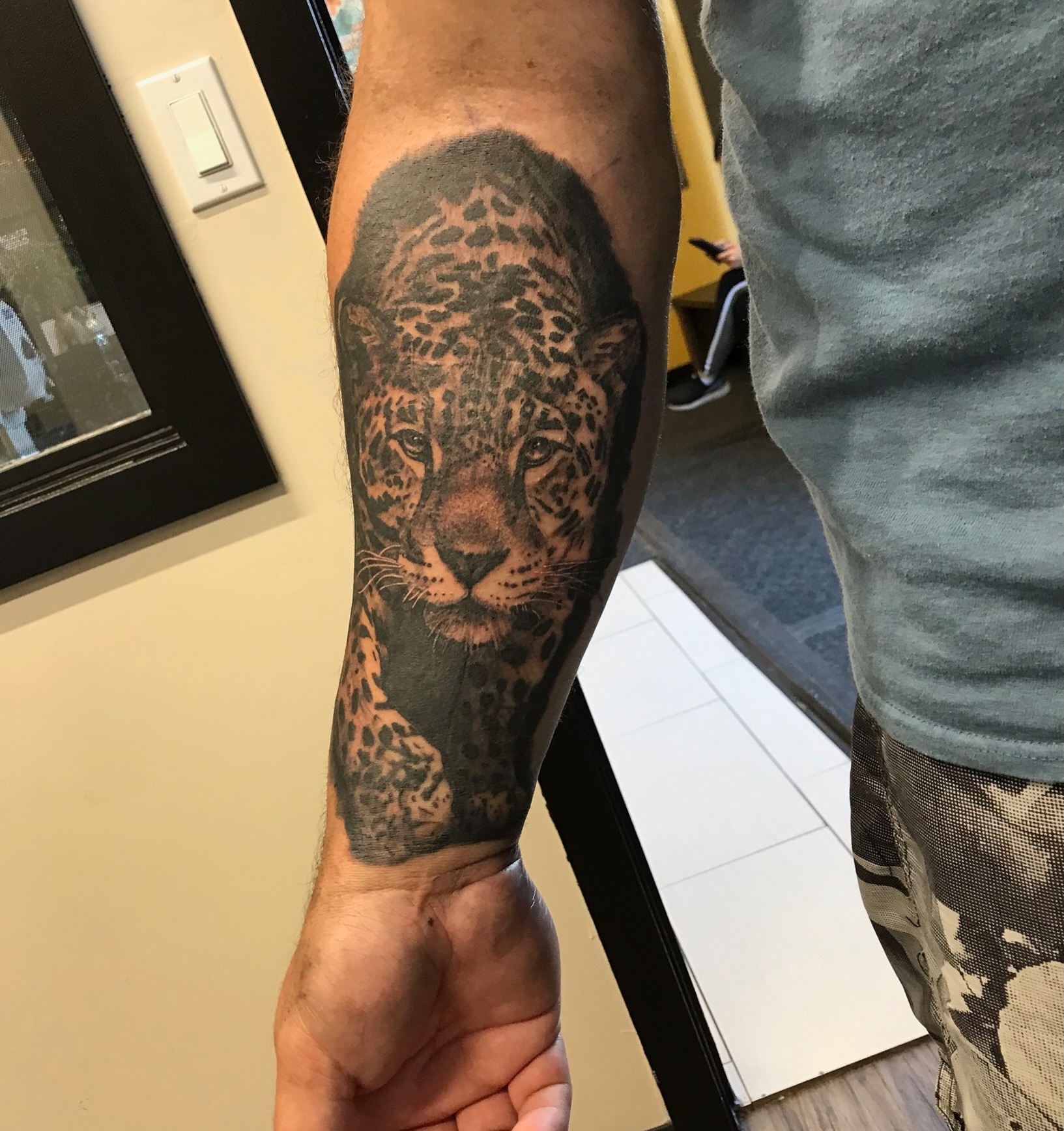 Black and grey realism tattoo