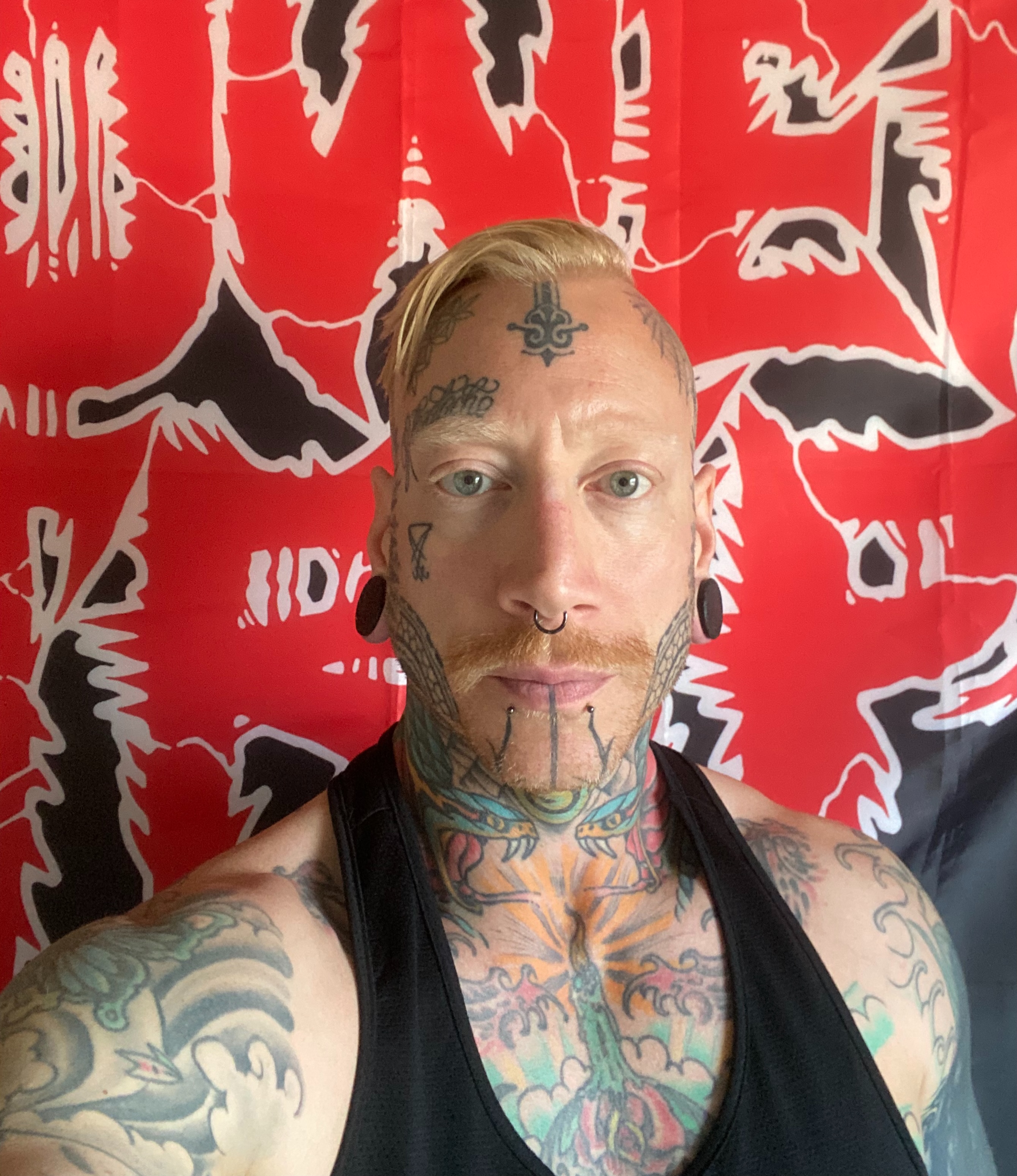 Marshall, tattoo artist at Mythology Tattoo in Edmonton
